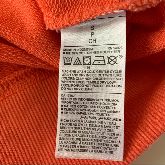 Old Navy coral hello good times crewneck sweatshirt size small - Picture 5 of 7